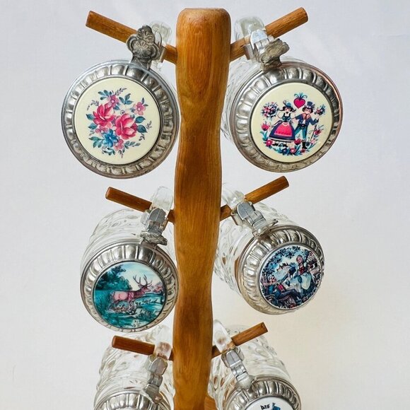 Vintage Rare finds Made in W.Germany mini shot Steins set - Picture 12 of 13